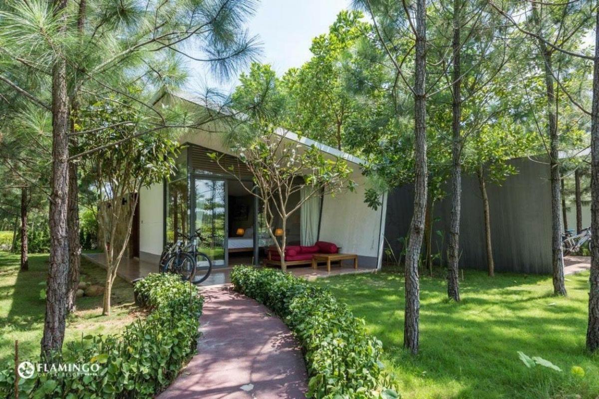 האנוי Flamingos Dai Lai Resort - Villa Tu Nhan Co Bbq מראה חיצוני תמונה